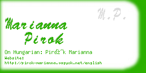 marianna pirok business card